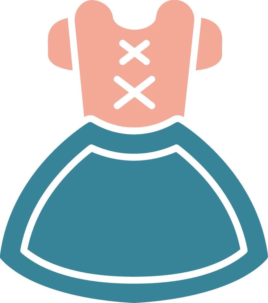 Dirndl Vibrant Core Icon vector