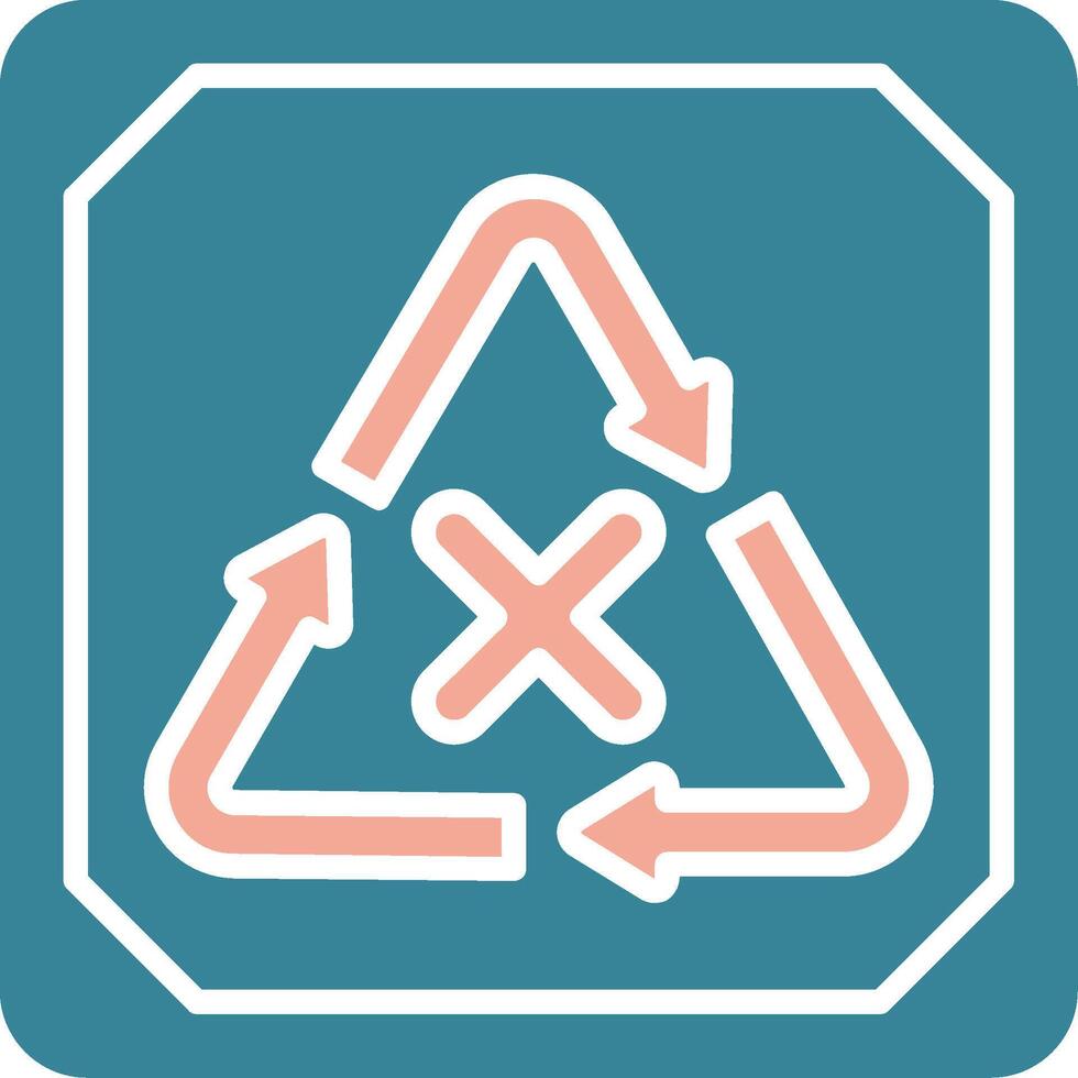 Do Not Recycle Colorful System Element vector
