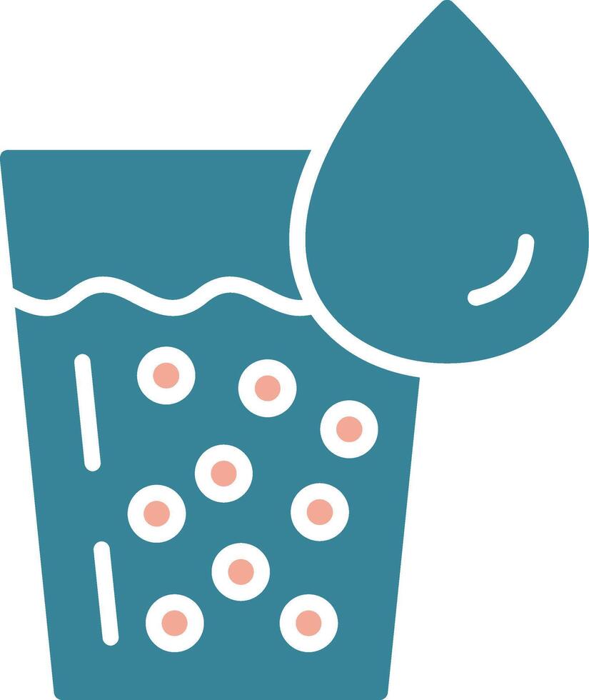 Water Simplified Icon Fragment vector