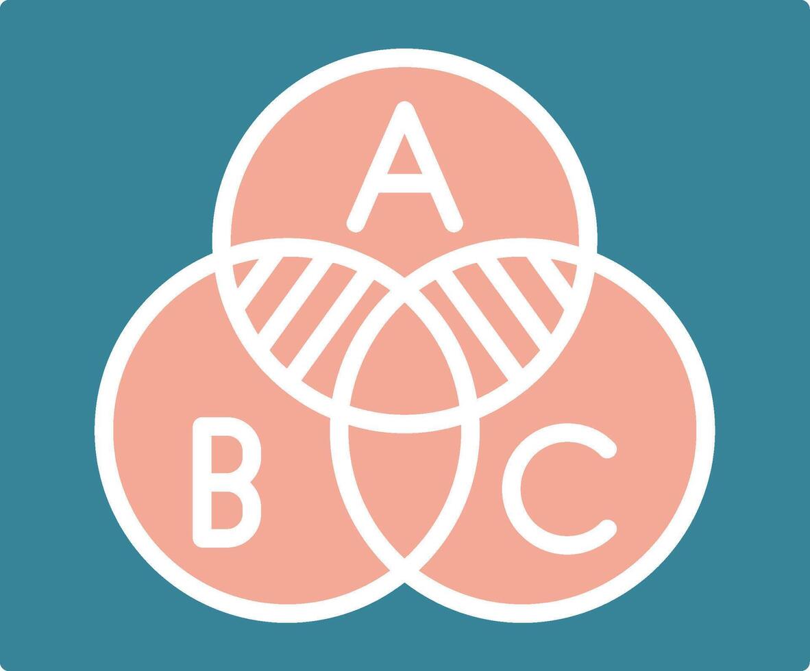 Venn Diagram Unified Visual Pattern vector