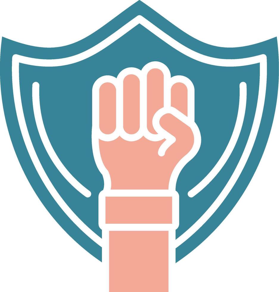 Civil Rights Crystal Core Icon vector