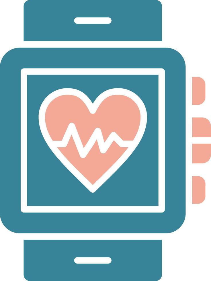 Heart Rate Premium UI Stamp vector