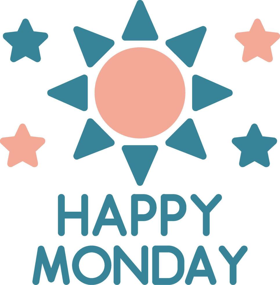 Monday Unified Line Art vector