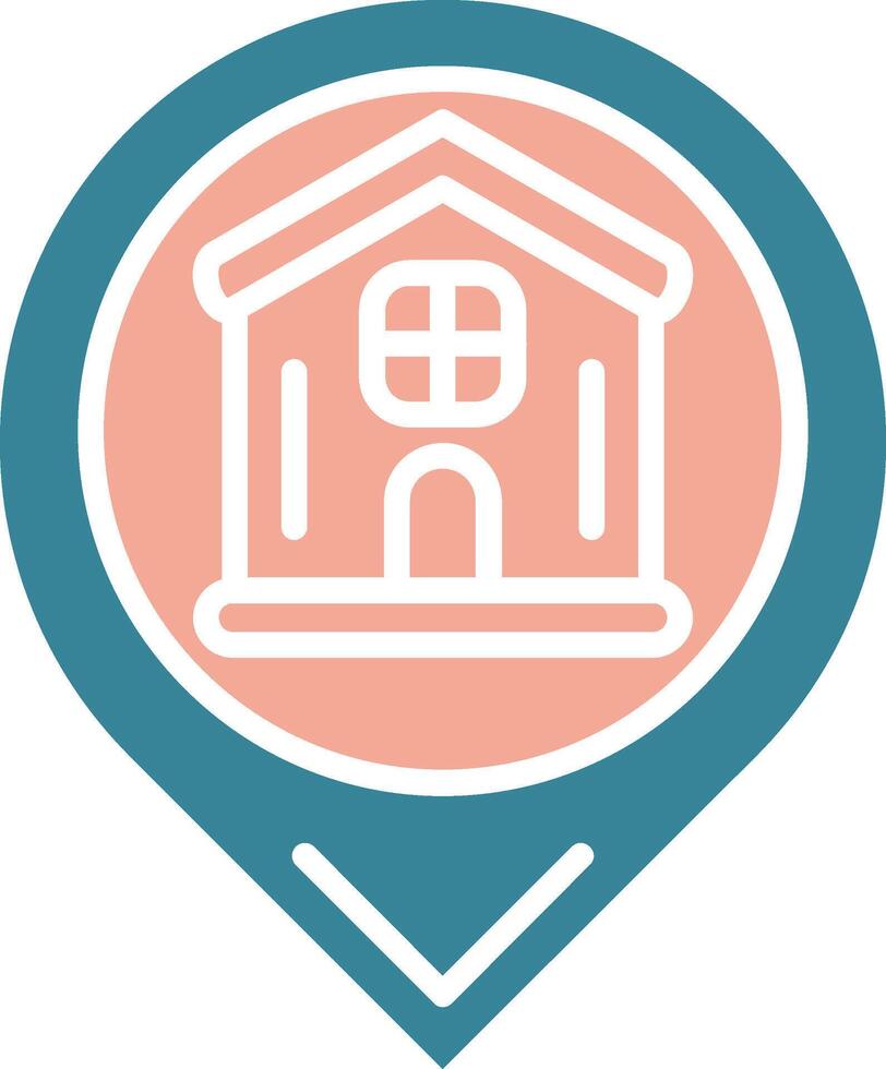 Location Crystal UI Stamp vector