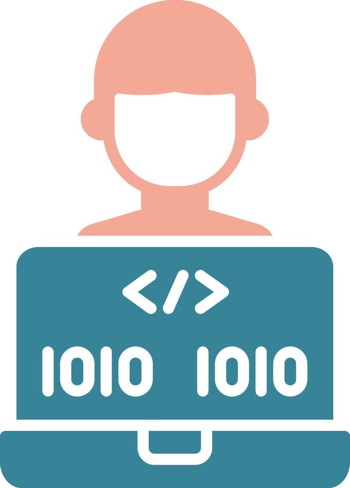 Programmer Bold UI Stamp vector