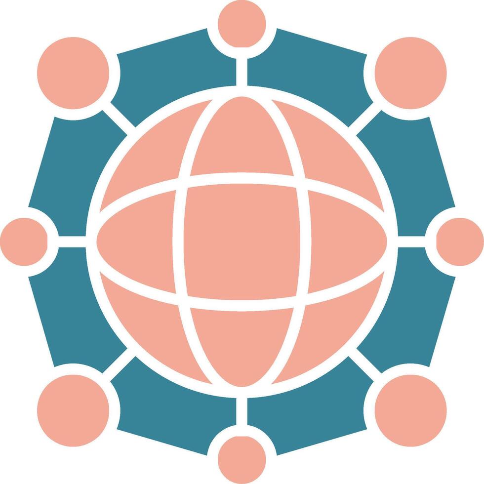 Internet Of Things Bold Interface Object vector