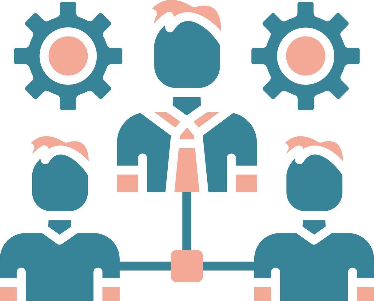 Mentoring Seamless Line Art vector