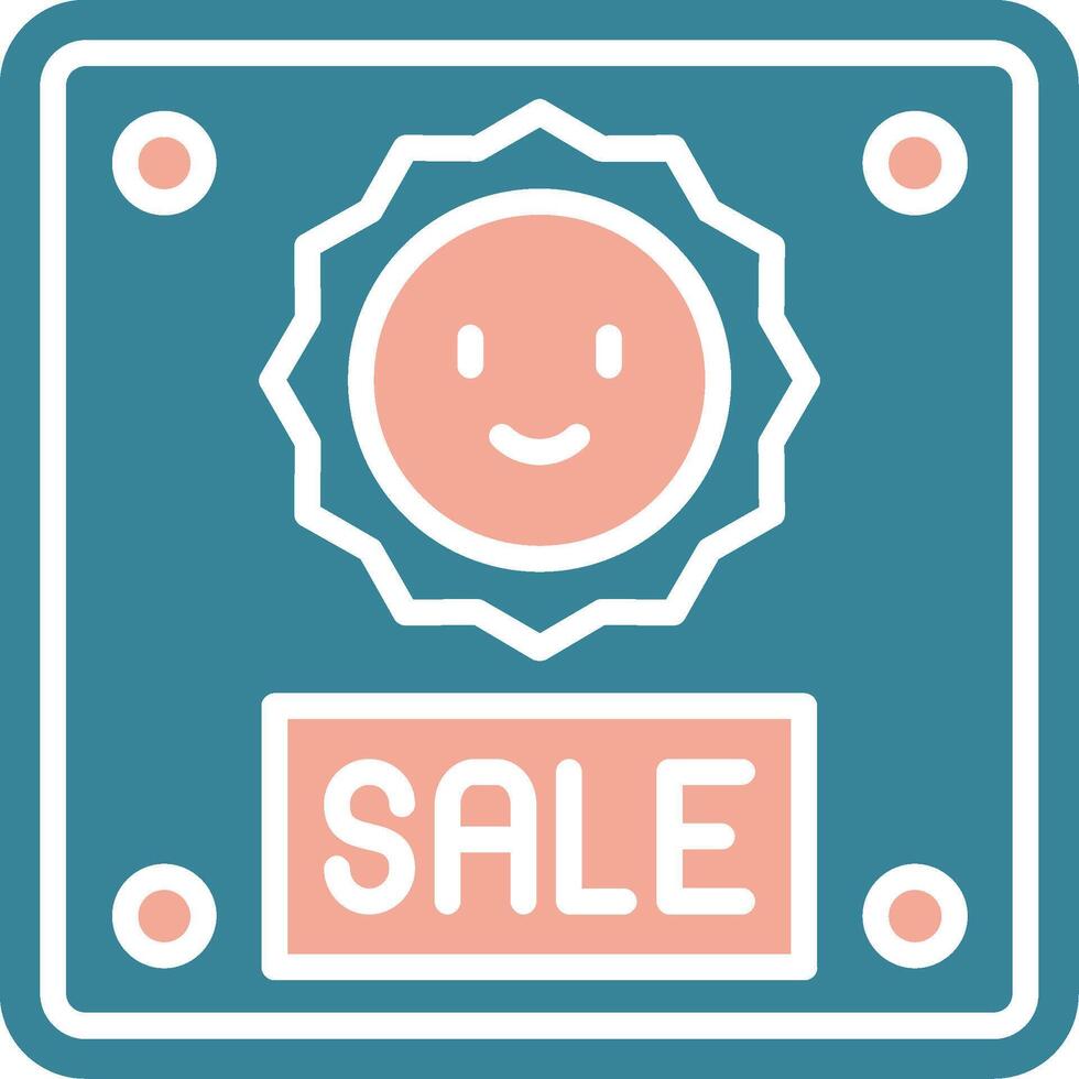 Summer Sale Bold Interface Object vector