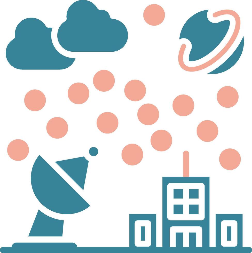 Satellite Dish Virtual Visual Pattern vector
