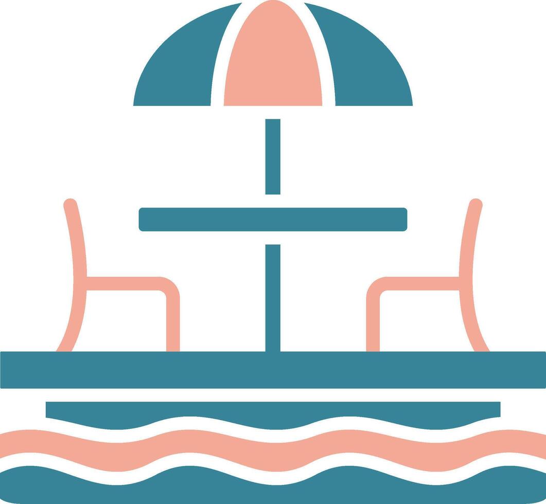 Beach Chair Dynamic System Element vector