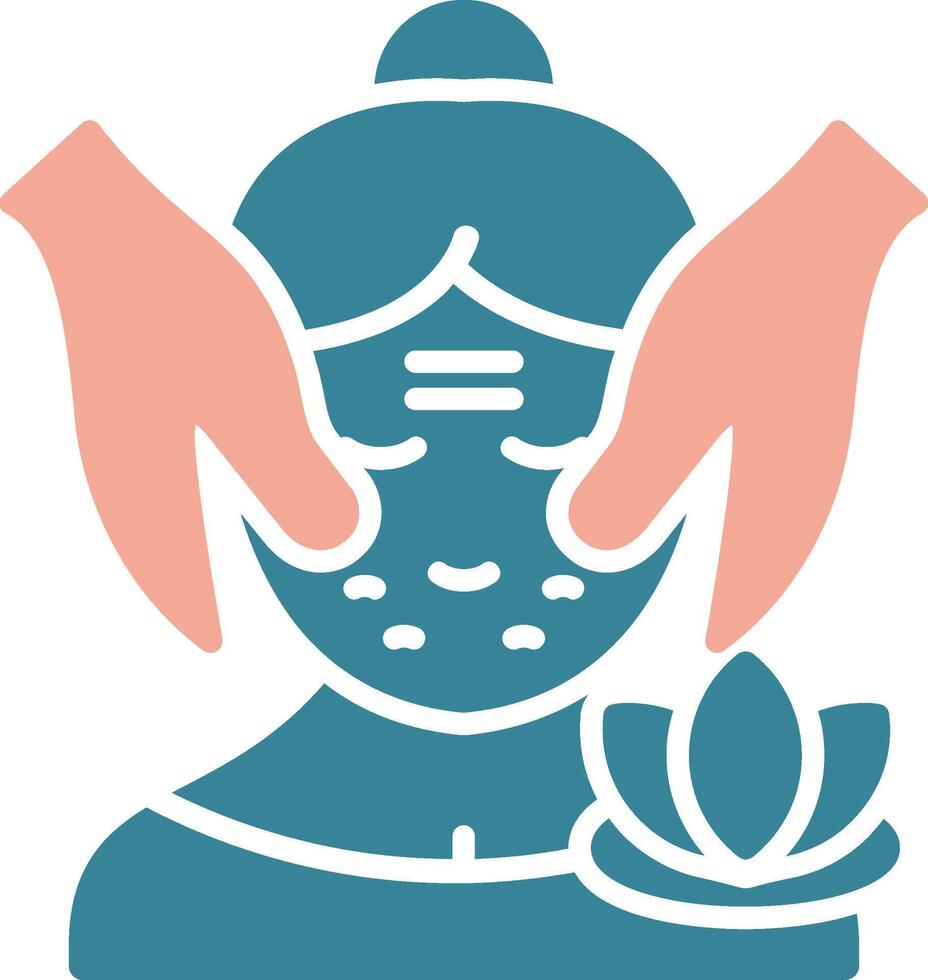Massage Global Digital Mark vector