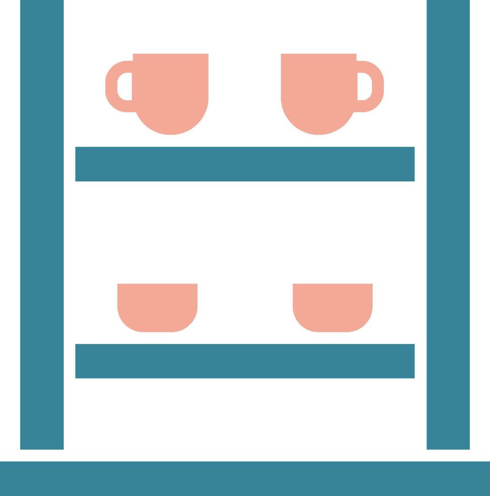 Shelving Colorful Line Art vector