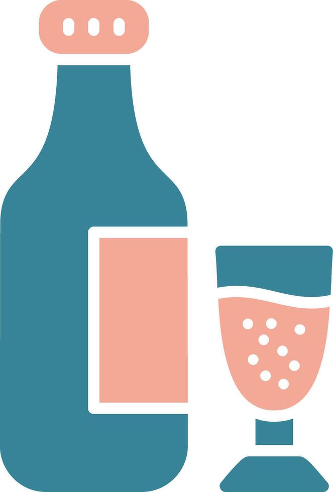 Alcohol Vibrant Core Icon vector