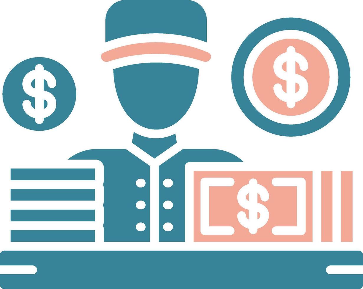 Cashier Expressive Tech Element vector