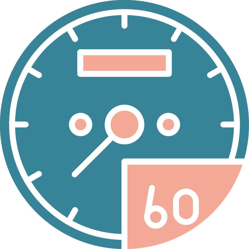 speedometer Neon App Emblem vector