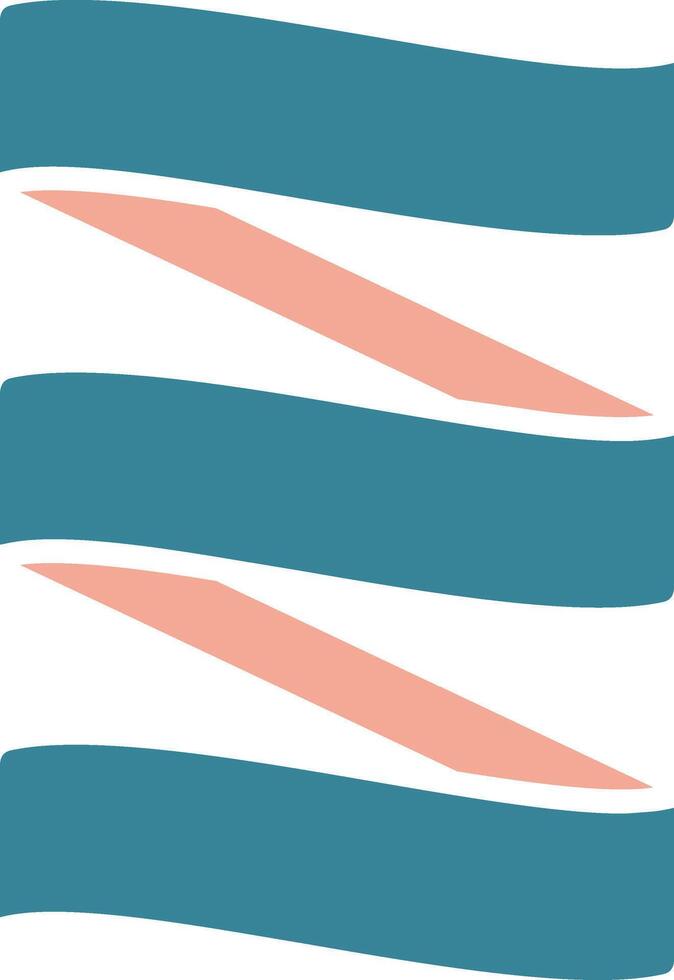 Zig Zag Bold Interface Object vector