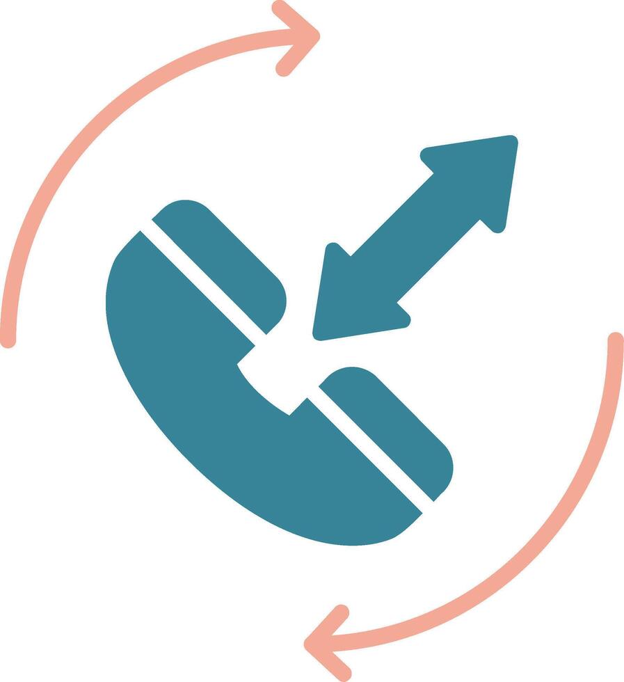 Phone Call Premium Grid Token vector