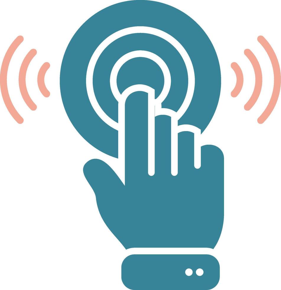 Touch Sensor Seamless UI Token vector