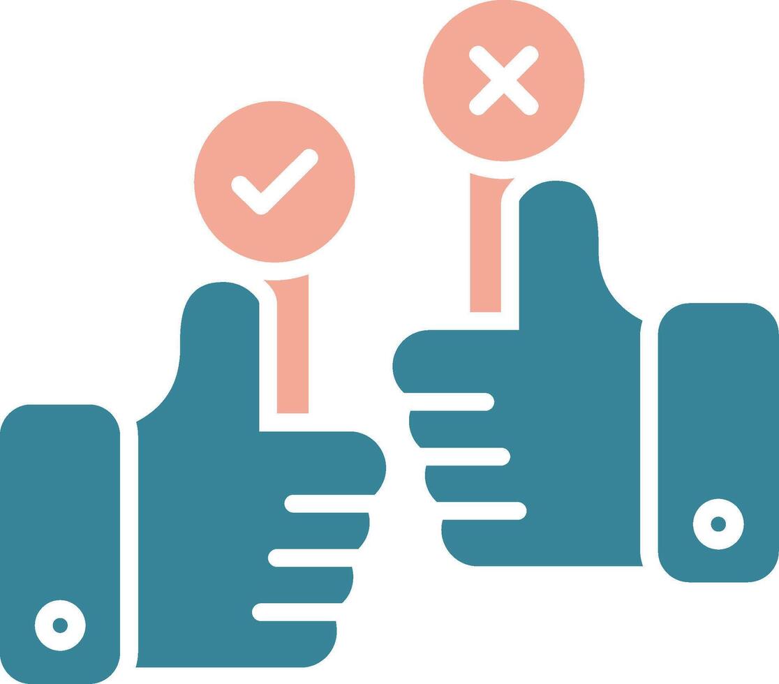 Yes Or No Virtual Line Art vector