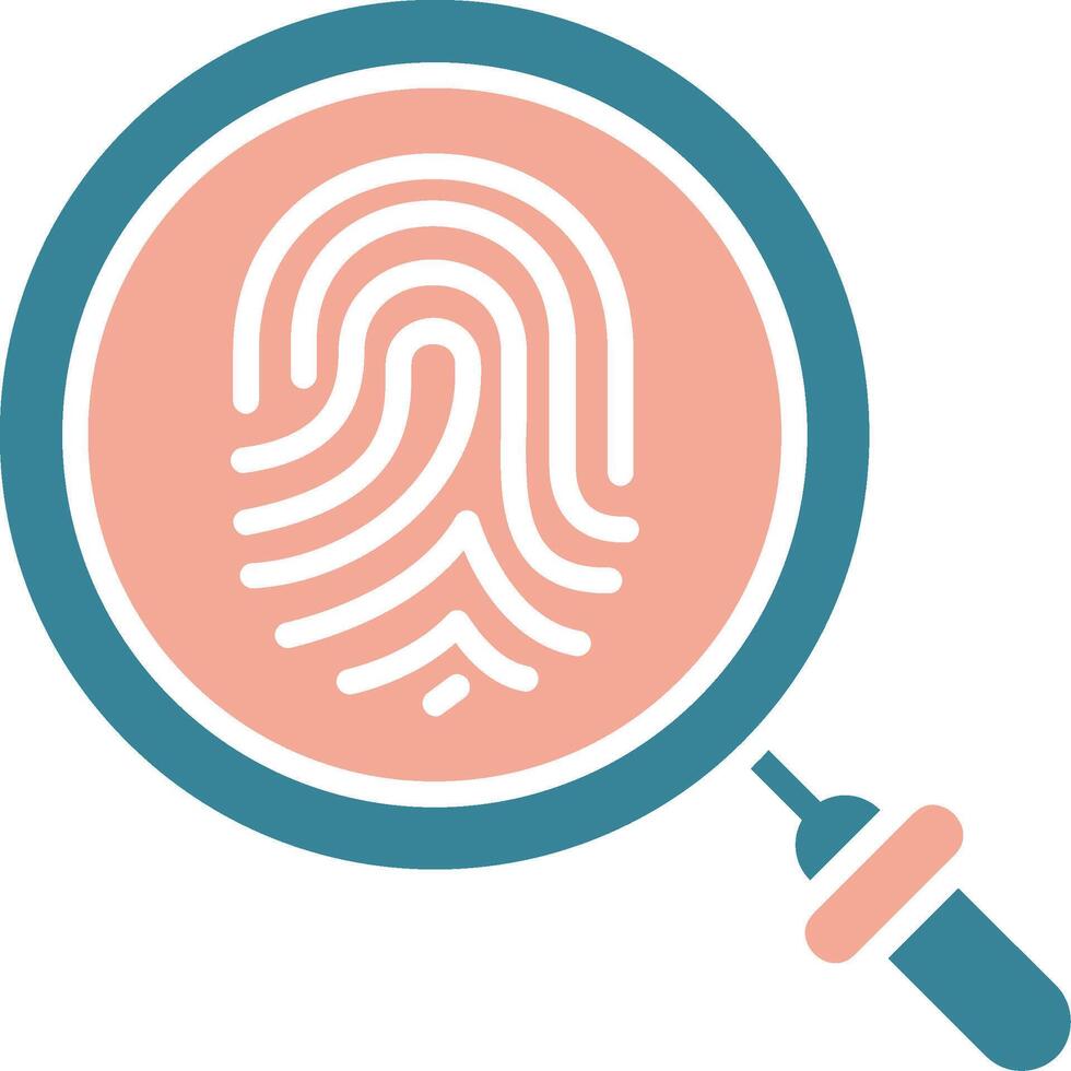 Fingerprint Scanning Intuitive Interface Object vector