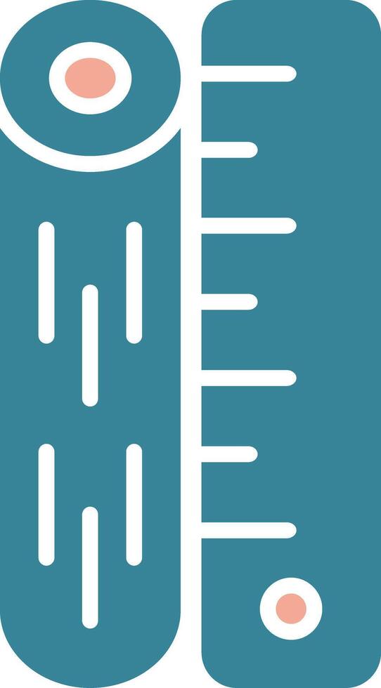 Ruler Simplified Tech Element vector