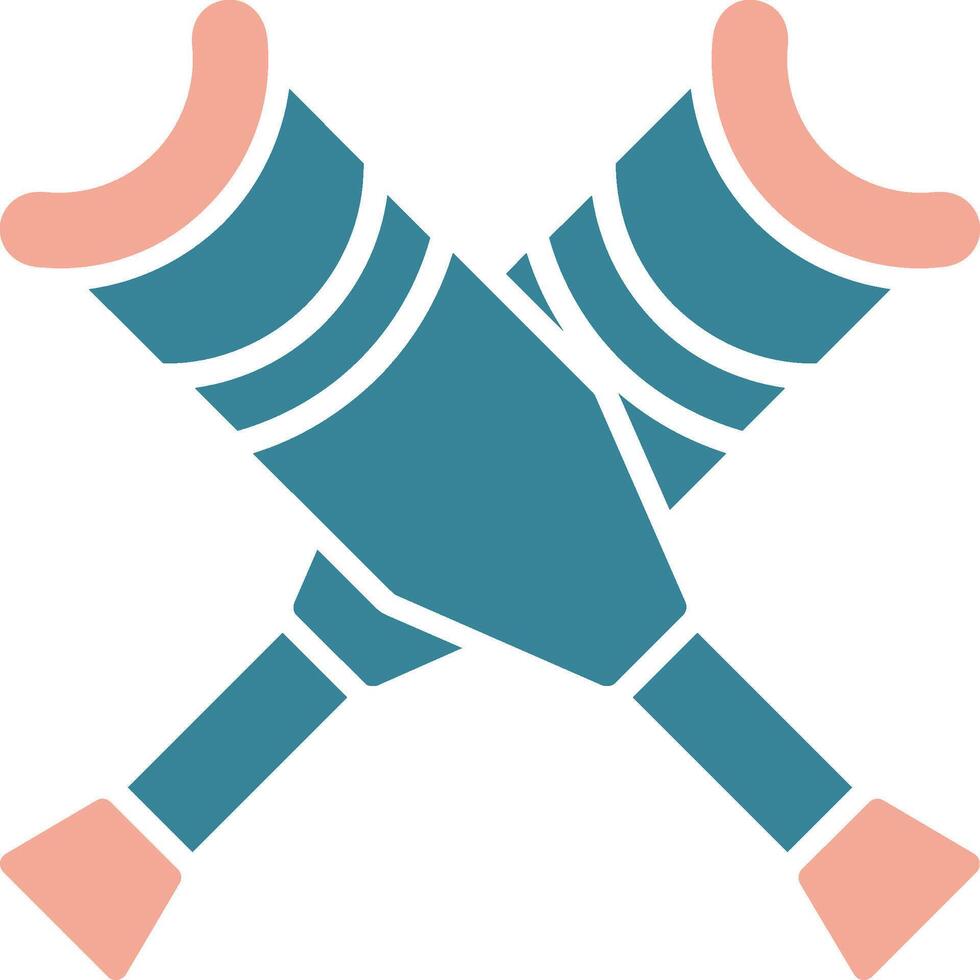 Amputation Tactile Flat Badge vector