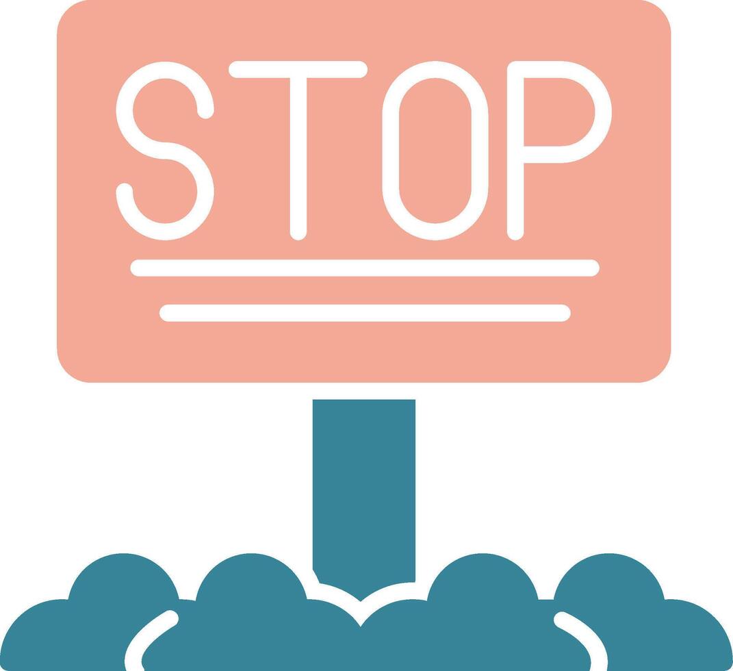 Stop Dynamic Web Symbol vector