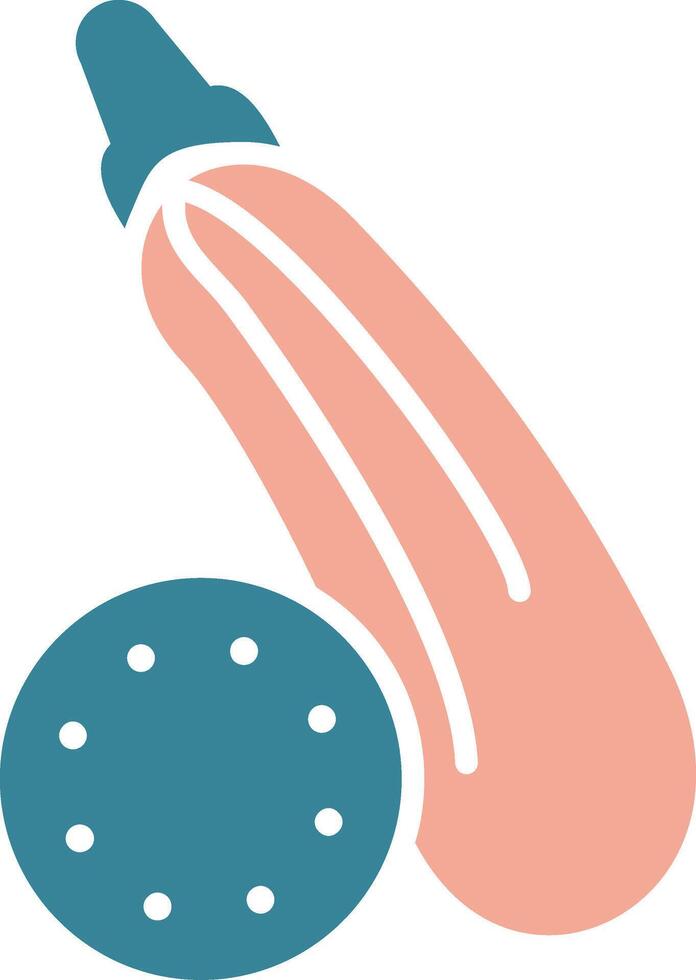 Zucchini Seamless Core Icon vector