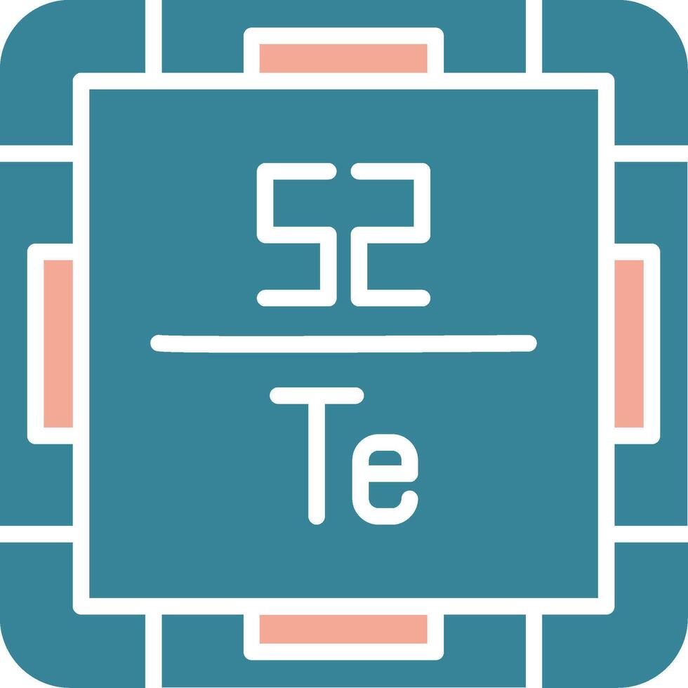 Tellurium Bold Tech Element vector