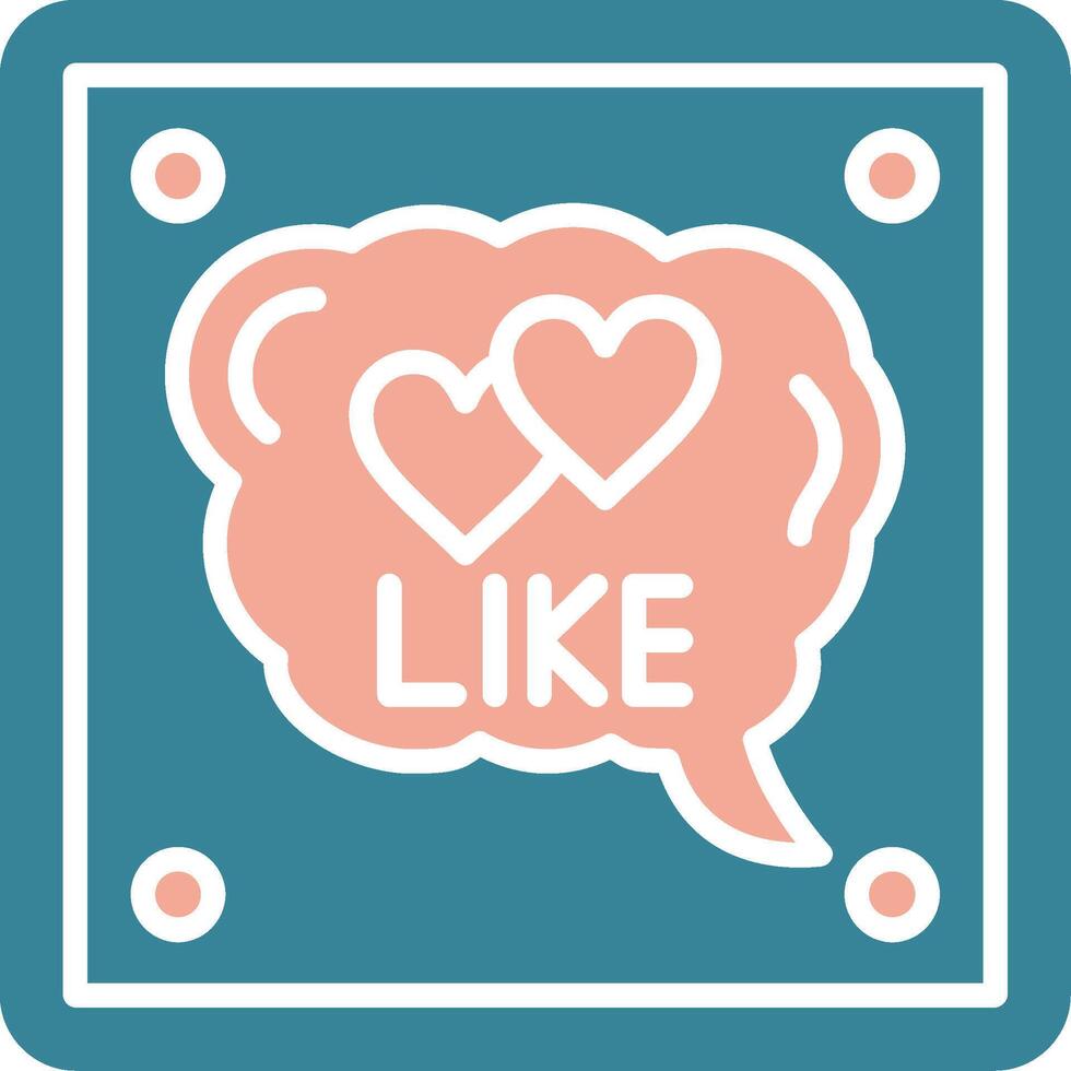 Like Bold UI Stamp vector