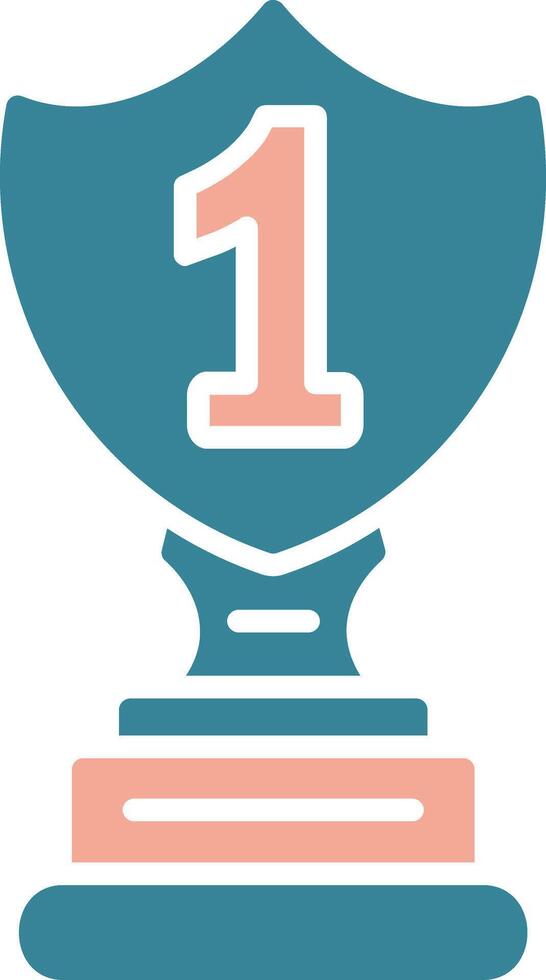 1st Prize Streamlined Flat Badge vector