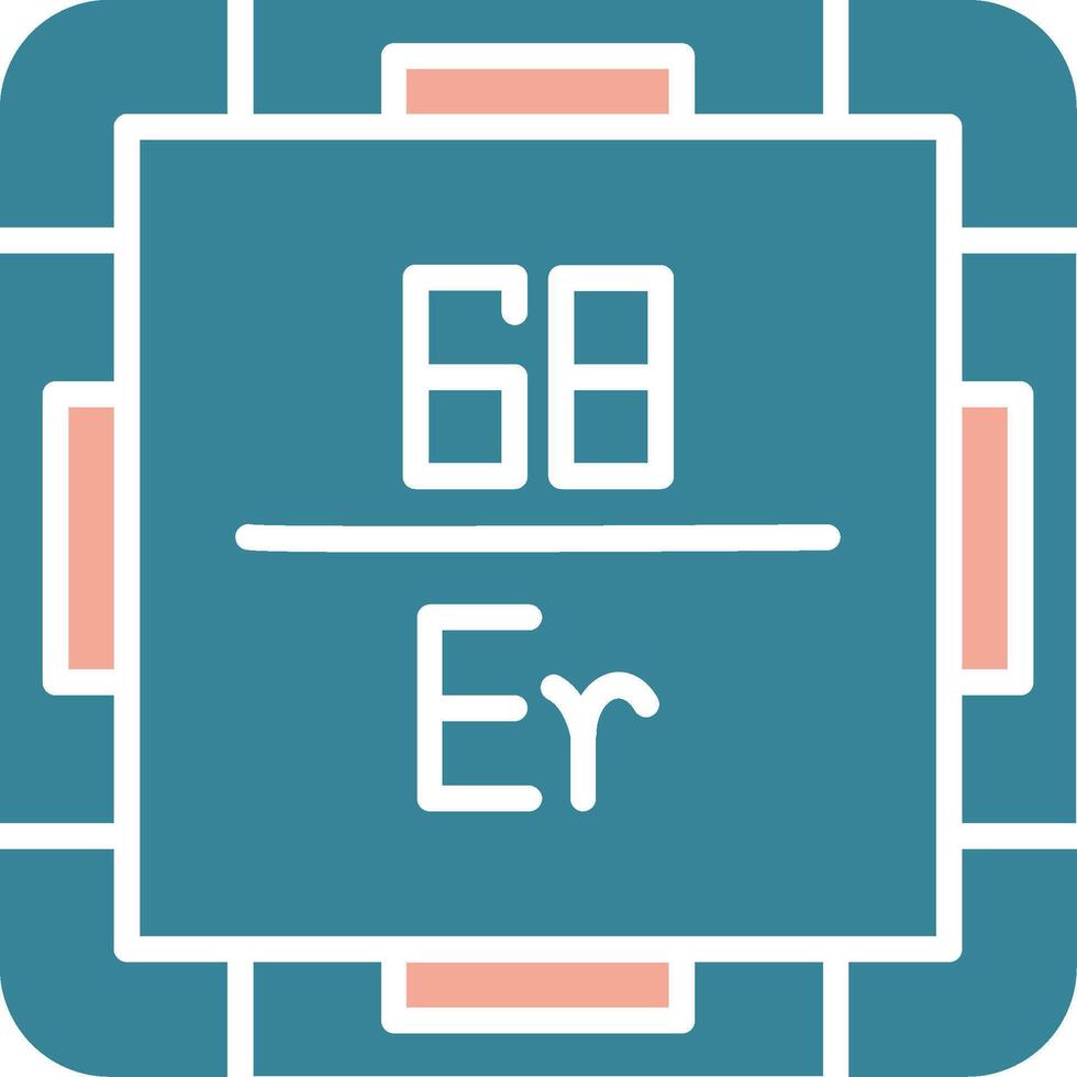 Erbium Global Core Icon vector