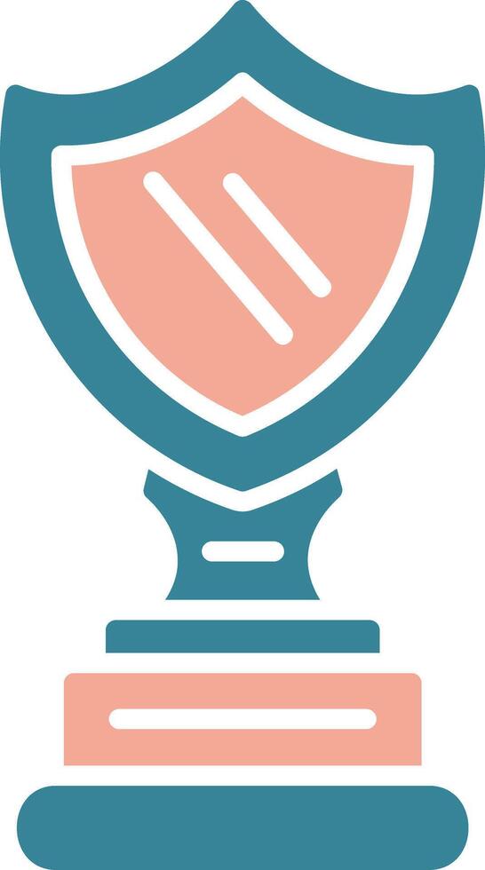 Trophy Cup Virtual Line Art vector