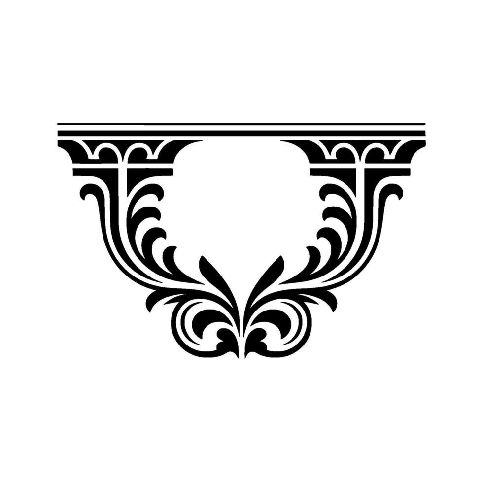 Elegant Decorative Ornament, Vintage Element vector