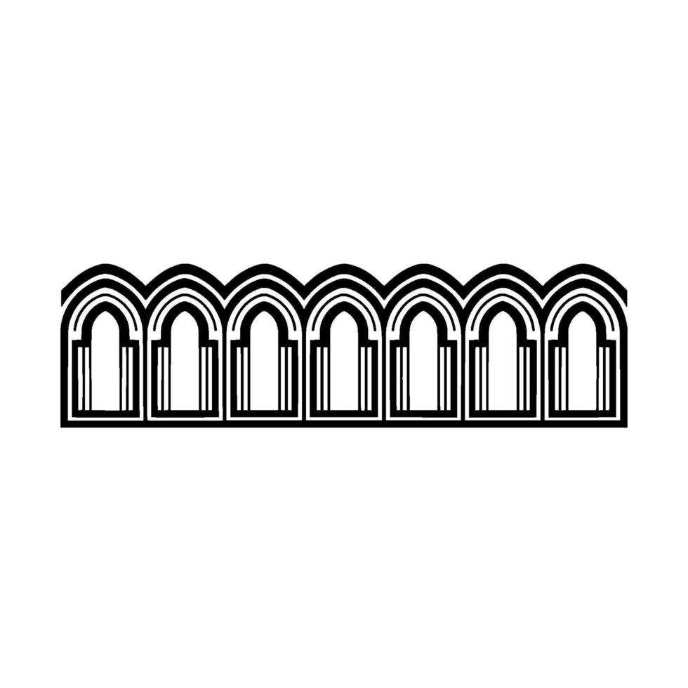Geometric Archway Series, Minimalist vector