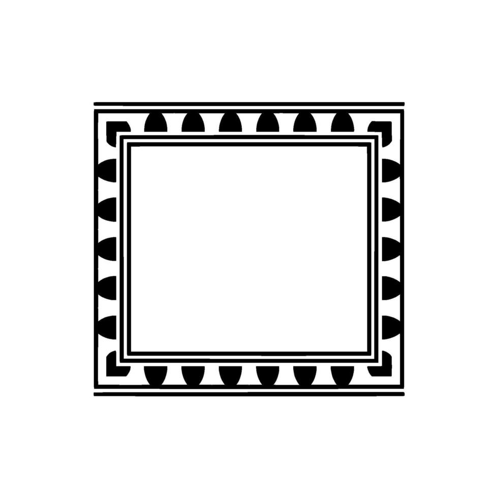 Geometric Frame, Minimalist ,Empty Canvas vector