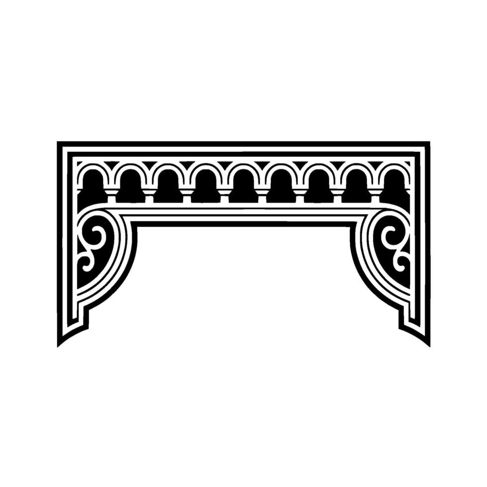 Ornate Archway, Vintage , Decorative Element vector