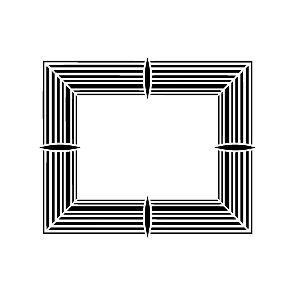 Geometric Frame, Minimalist , Abstract Pattern, Modern Art vector
