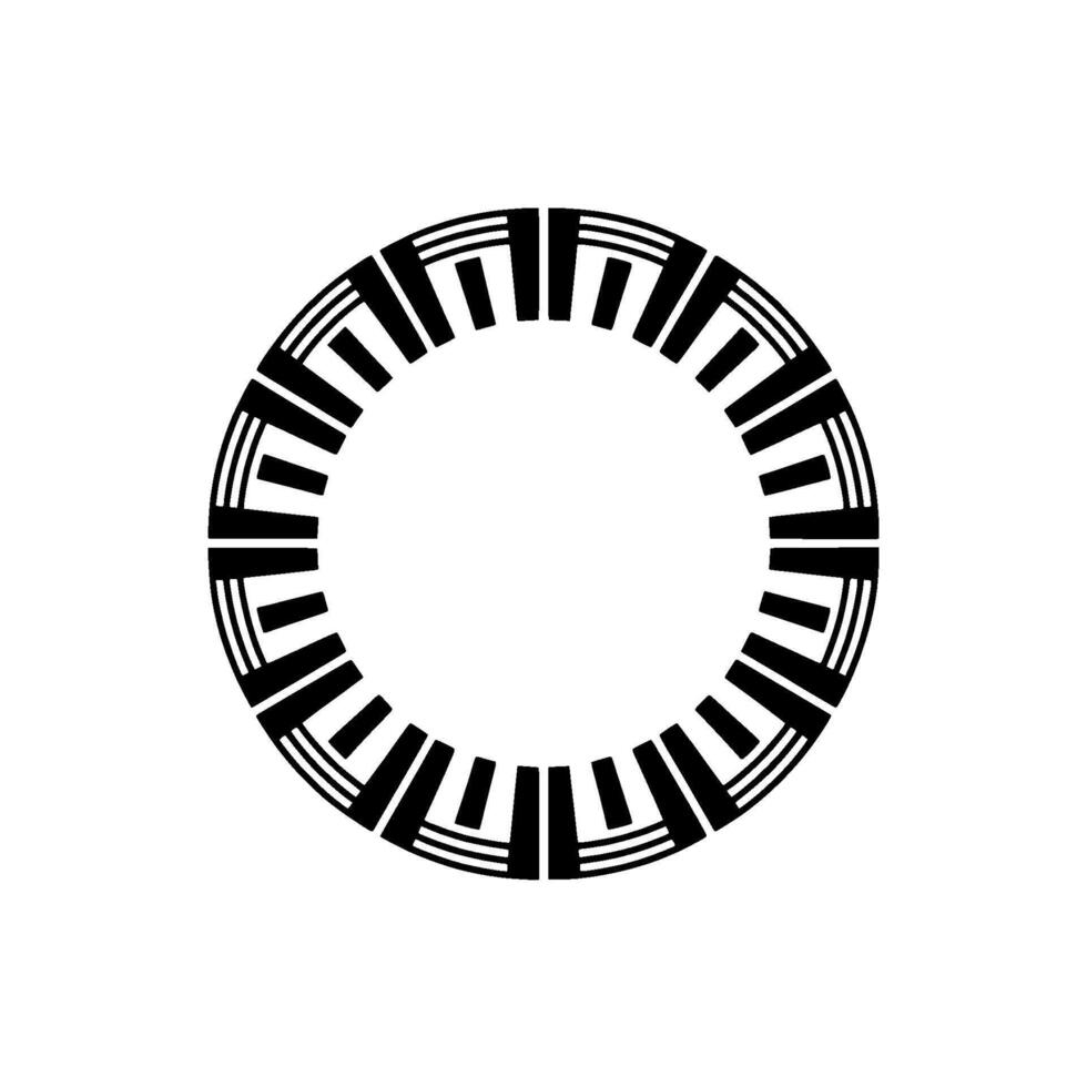 Geometric Circle, Minimalist , Circular Motif vector