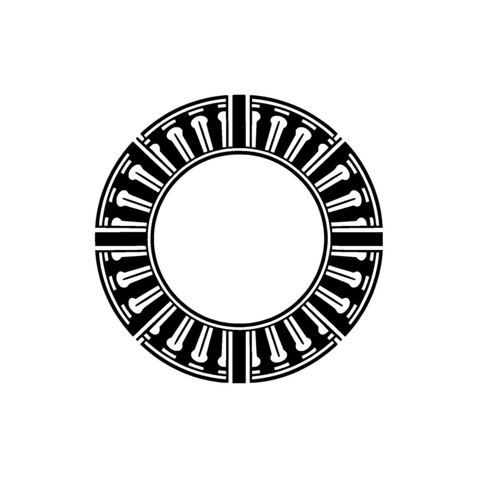 Geometric Portal, Minimalist , Circular Motif - Circle vector