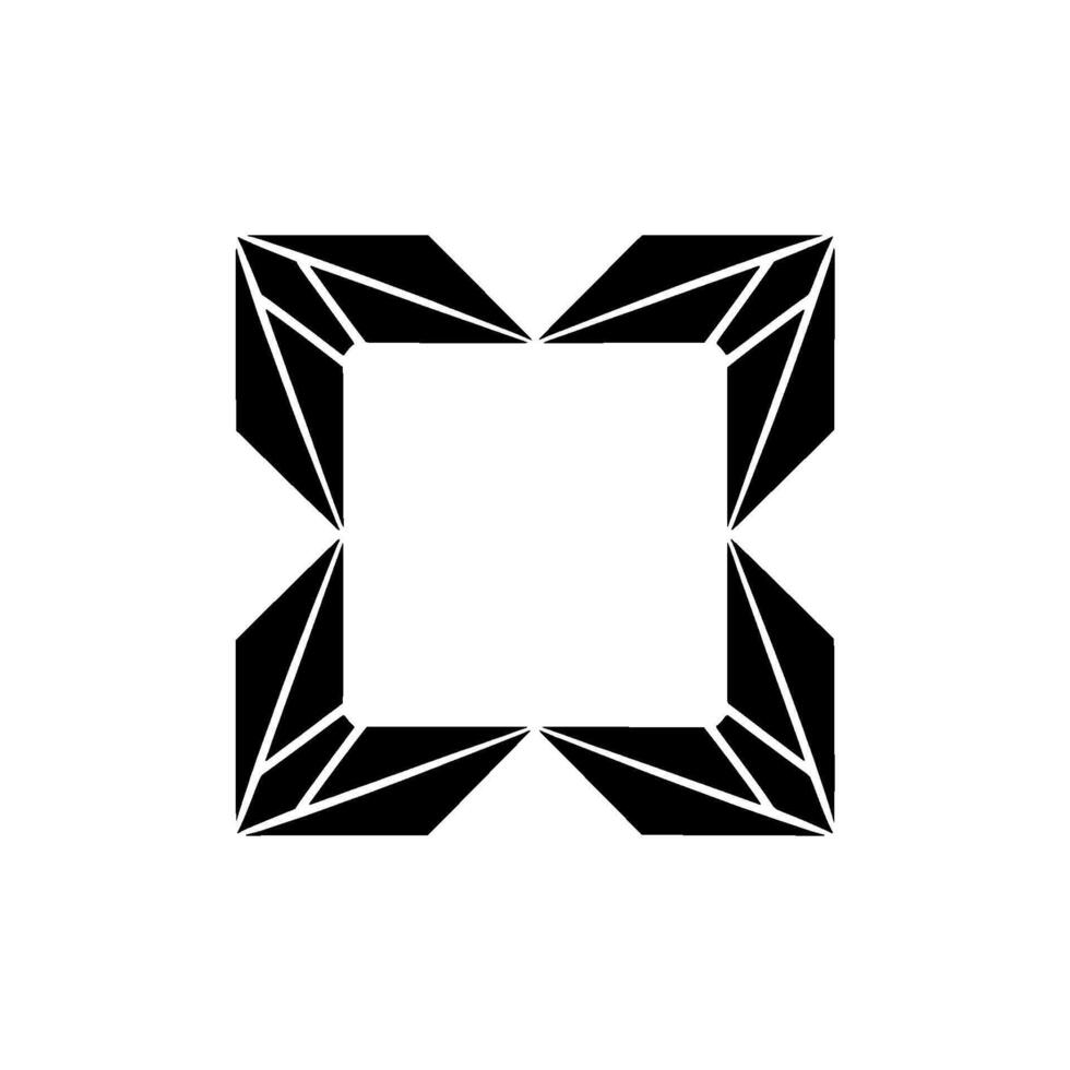 Geometric Framework, Minimalist , Abstract Outline vector