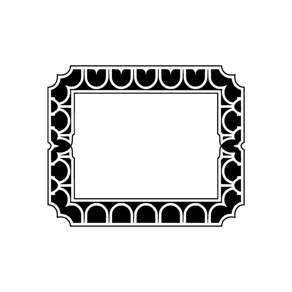 Art Deco Frame,Geometric Ornamentation, Minimalist, Pattern vector