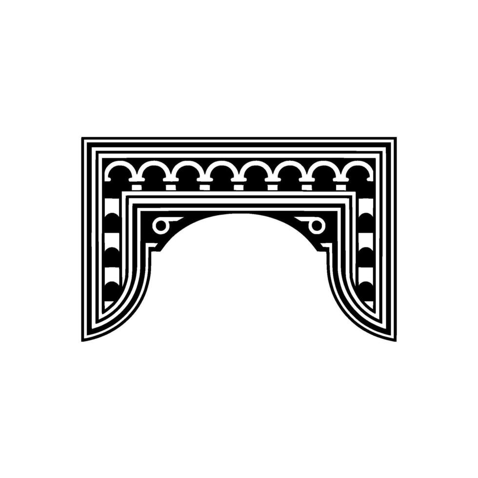 Geometric Archway,Minimalist , Vintage Aesthetic, Arch vector