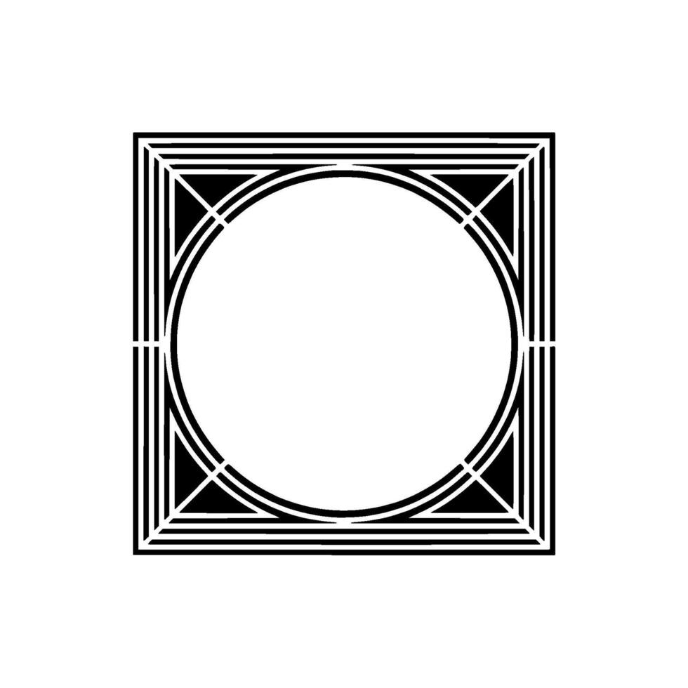 Geometric Circle Frame, Minimalist , Elegant Composition, Minimalism vector