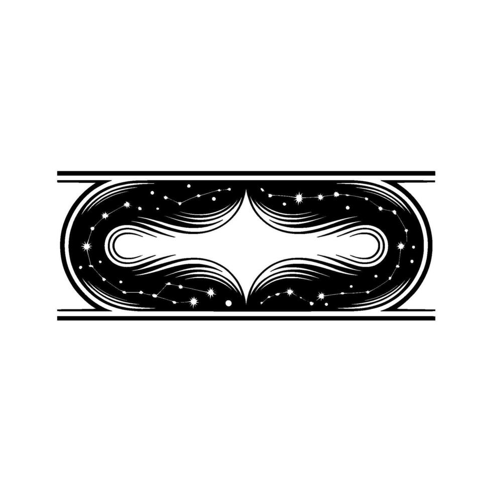 Celestial Echoes Abstract Constellation vector