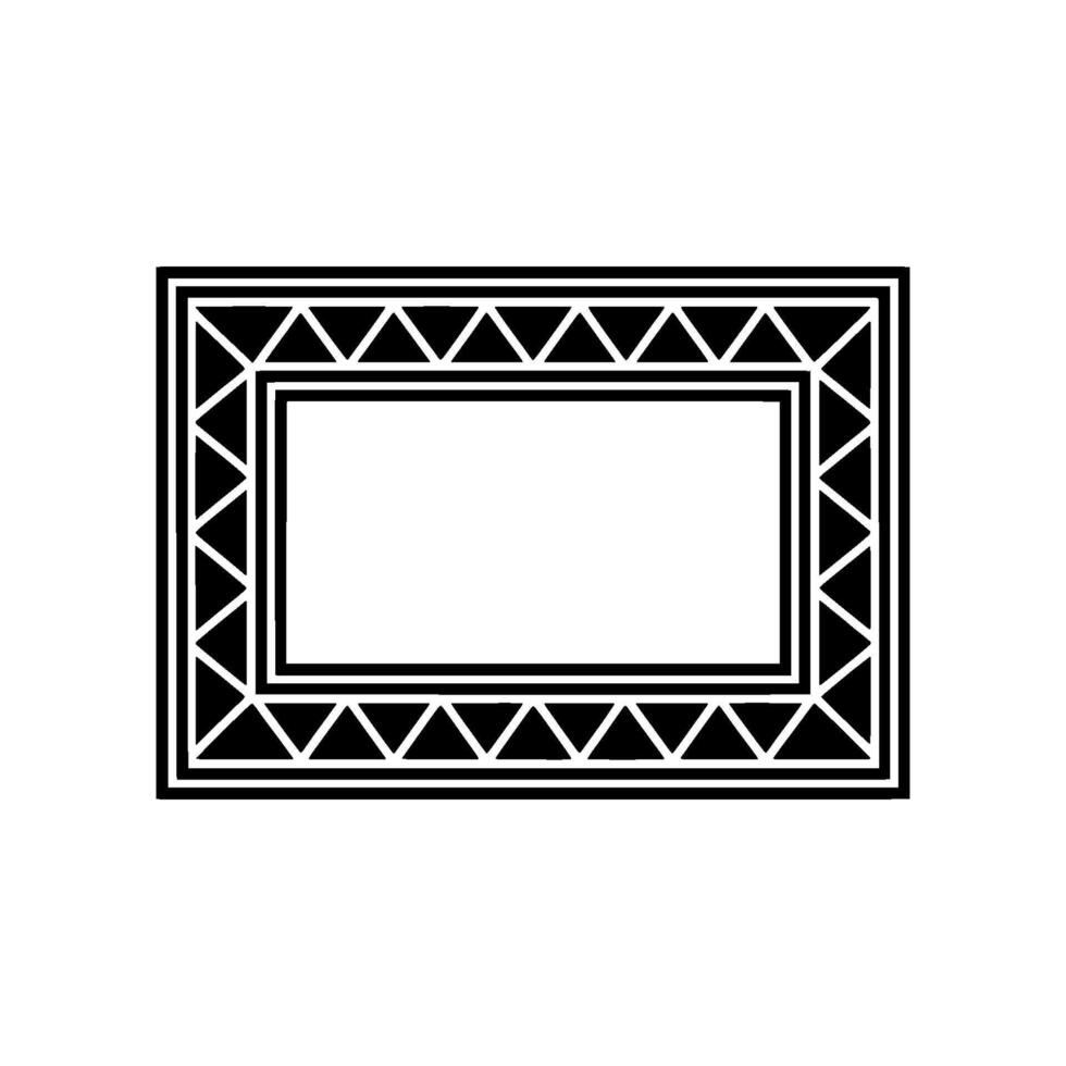 Geometric Frame, Minimalist , Modern Pattern vector
