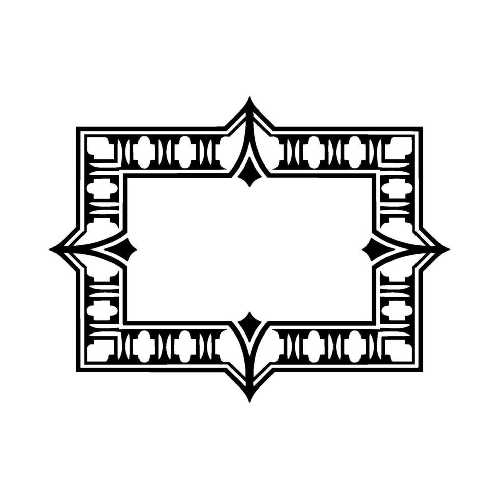 Art Deco Frame,Geometric Ornament, Elegant Border, Stylized vector