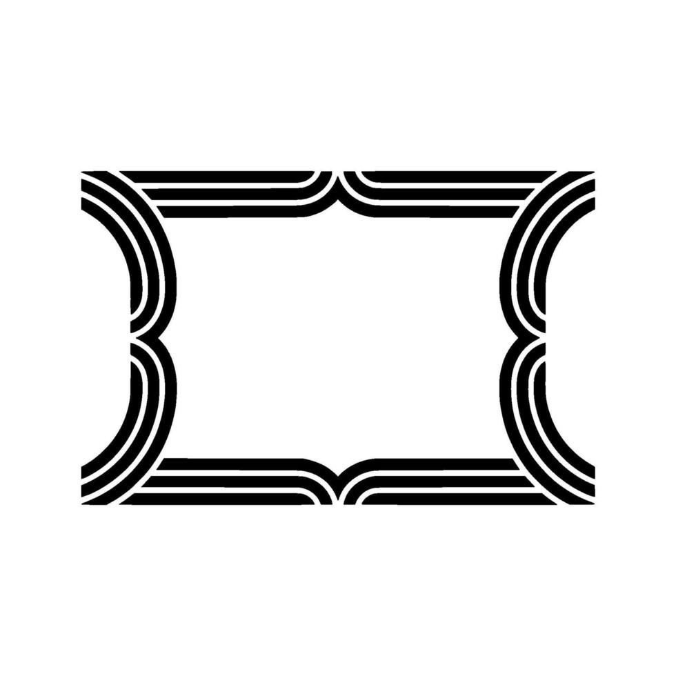 Geometric Frame, Minimalist ,Modern Abstract - Minimalism vector