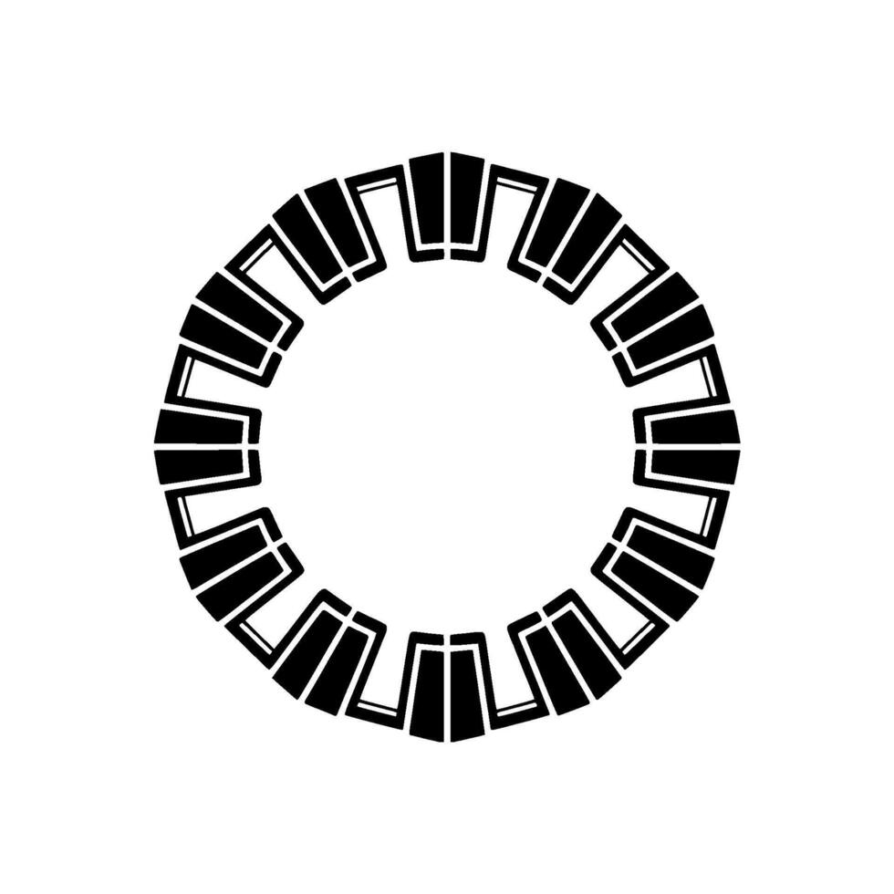 Geometric Radial Pattern, Minimalist , Modern Abstract vector
