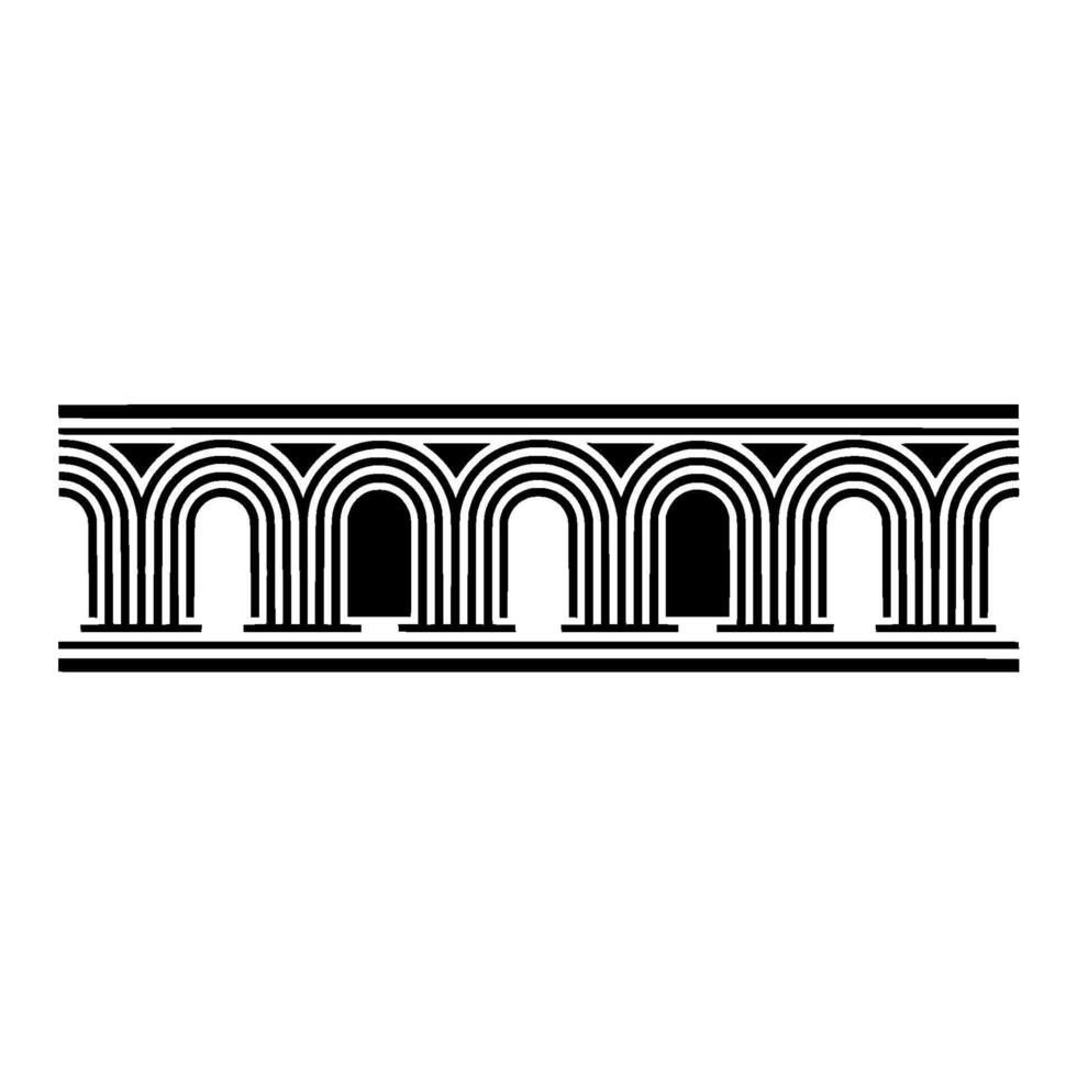 Geometric Archway, Minimalist , Linear Pattern - Arch vector